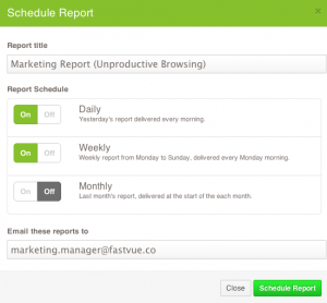 Scheduled Reports